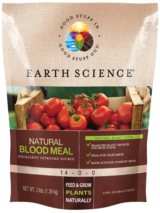 Natural Blood Meal Plant Food — 3 lb Organic Nitrogen Fertilizer